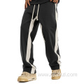 New Color Contrast Straight Pants Loose Sweatpants